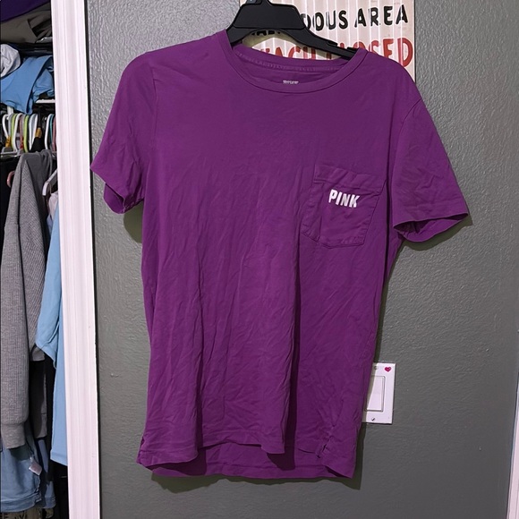 Victoria's Secret Purple Short Sleeve T-Shirt - Picture 1 of 2